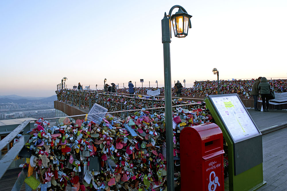 N Seoul Tower Roof terrace